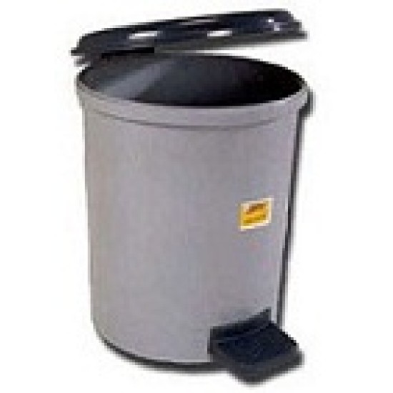 PLASTIC STEP DUST BIN H 12"