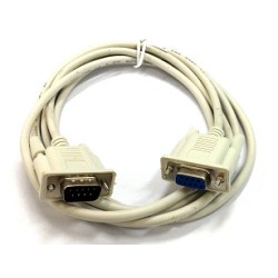 9 PIN MALE TO FEMALE CONNECTOR SERIAL PORT TYPE CABLE LENGTH 2MT