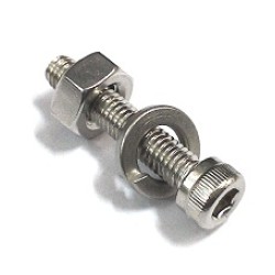 DX416C S/STEEL CAP, NUT, SPRING WASHER