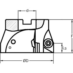 63mm TRI-SQ MILLING CUTTER (VER II)