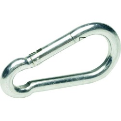 4.00mm CARABINER HOOK BZP-ELECTRO GALV (PK-2) 4.00mm CARABINER HOOK BZP-ELECTRO GALV (PK-2)