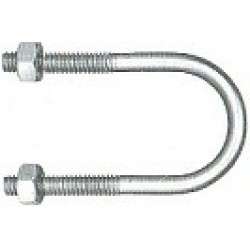 1/4" X 1" PIPE CHROME U-BOLT, QNA0046642