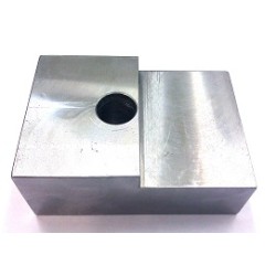 STEEL, KNOB M16 HOLDER BLOCK 100MM X 70M X 40.5MM X 30.5MM