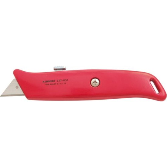 CONTOURED GRIP RETRACTABLE TRIMMING KNIFE