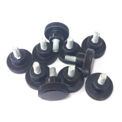 LAMINATOR BRUSH COVER KNOBS SCREW, 22 HEAD, 5 X 10 (10PCS/PKT)