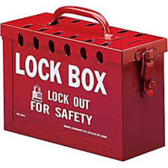 LOCKOUT BOXES (MODEL:65699 RED, SIZE: 9