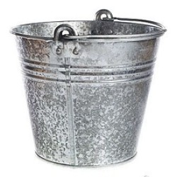 LOCAL, STEEL BUCKET, 5LT X 11" X 10"