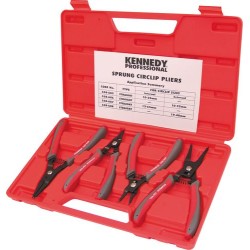 10-65mm SPRUNG CIRCLIP PLIER SET (4-PCE) 10-65mm SPRUNG CIRCLIP PLIER SET (4-PCE)