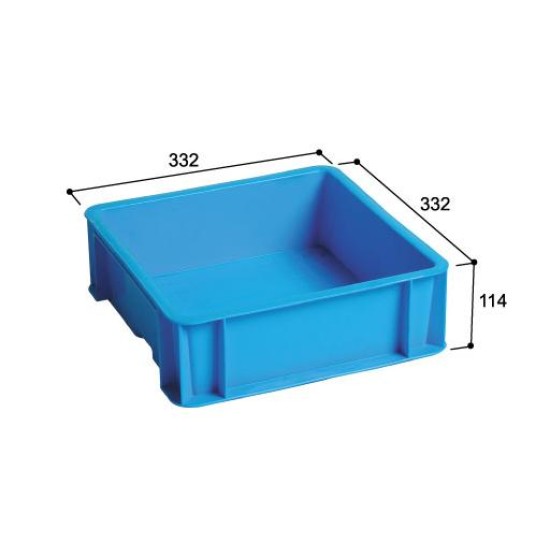 SECONDARY CONTAINER (BLUE COLOUR),332(L) x 332(W) x 114(H), 10pcs/box