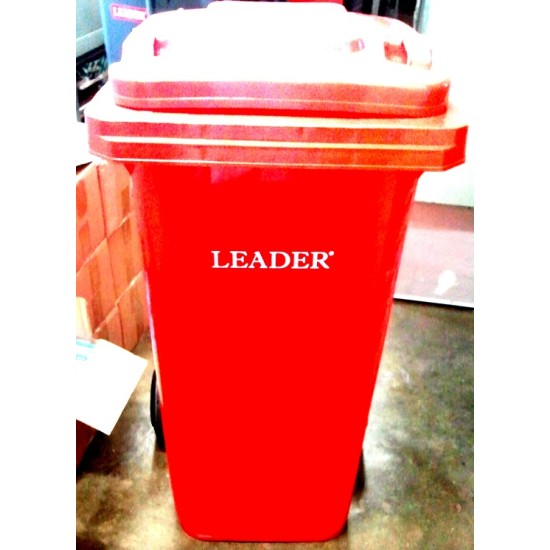 RED COLOUR DUST BIN (SMALL) BIN 120L-RED ,Garbage Bins 