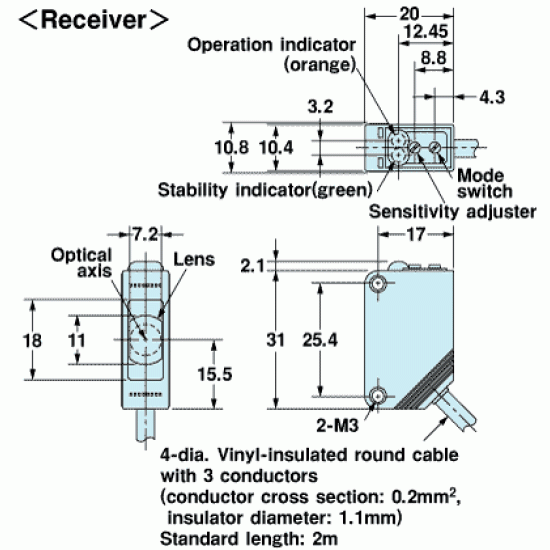 OMRON E3Z-T81 2M