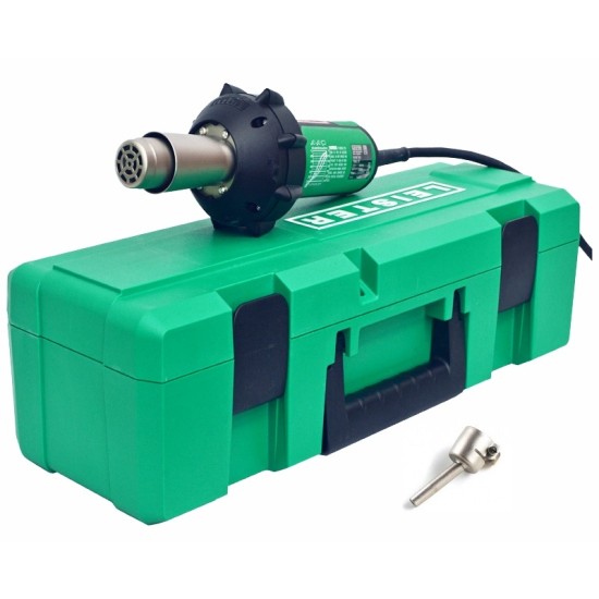 LEISTER HOT AIR GUN, MODEL:ST ,Hot Air Welding Tools with standard nozzle (P/N: 100.303), air outlet temp: 40 − 700 °c, Voltage: 230V, Power: 1.6KW