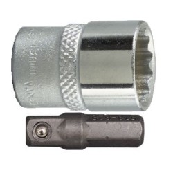 KEN5824410K 13MM SOCKET C/W 1/4"dr X 1/4'' Hex Bit ,25mm