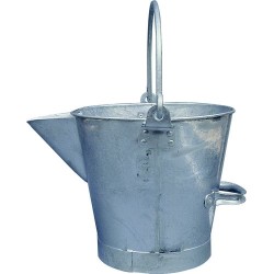 10LTR GALVANISED `V` LIPPED TAR BUCKET (3 GALLON)