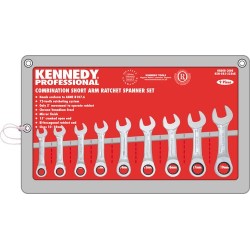 10-19mm SHORT RATCHET COMBINATION SPANNER SET 9PC 10-19mm SHORT RATCHET COMBINATION SPANNER SET 9PC