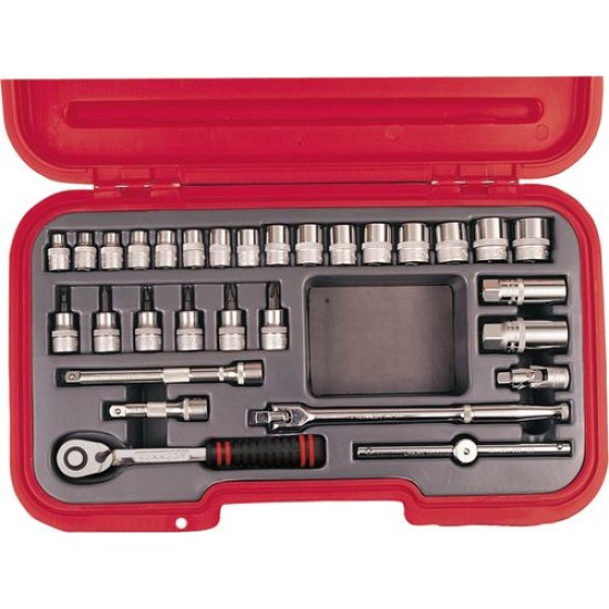 METRIC 30PC 3/8" SQ DR SOCKET SET