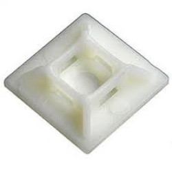MINI CABLE TIE BASE , 12MM