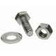 FLAT WASHER, STAINLESS STEEL BOLT, NUT