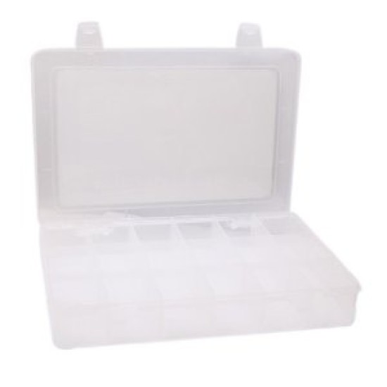 275x183x42mm,18 PCS FIX DIVIDER SCREW TRAY CONTAINER ONLY