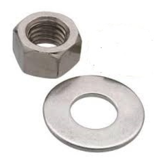 NUT C/W WASHER 3/8"