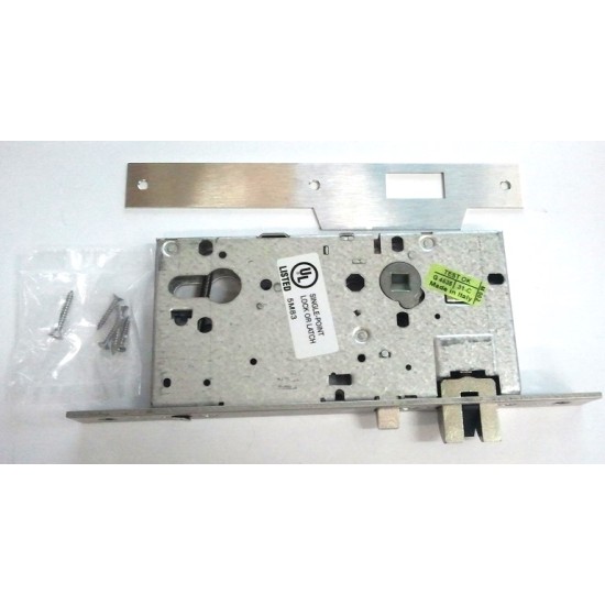 PUSH,MORTISE PASSAGE LOCK ONLY LONG BODY , STEEL DOOR