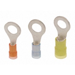 6 X 29.5MM CABLE LUG ,Ring,Yellow,M6 , WIRE 2.6MM