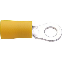 6.00mm YELLOW RING TERMINAL (PK-100)
