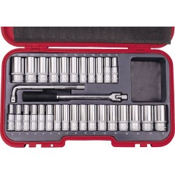 MET/AF DEEP SOCKET SET 30PC 1/2" SQ DR MET/AF DEEP SOCKET SET 30PC 1/2" SQ DR