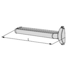 CISA Push Bar Set , Standard Length 1200mm CISA Push Bar Set , Standard Length 1200mm