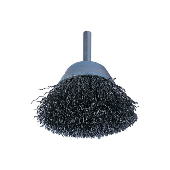 30SWG Shaft Mounted Cup Brush OD60mm x 15mm